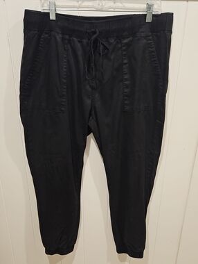 Buffalo David Bitton Black Drawstring Joggers